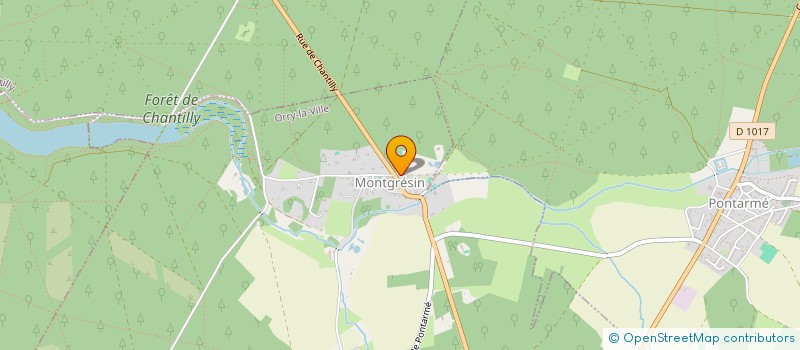 localisation de l'entreprise LA FERME DES VIGNETTES  ORRY-LA-VILLE