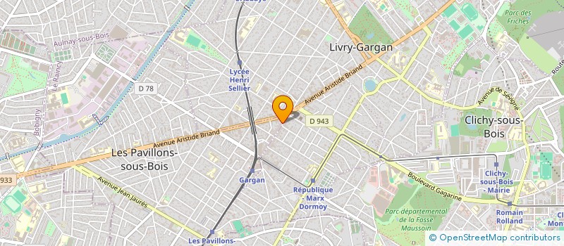 localisation de l'entreprise LA FERME DU 93  LES PAVILLONS-SOUS-BOIS