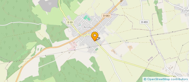 localisation de l'entreprise LA FERME DU BERGER  ARCEY