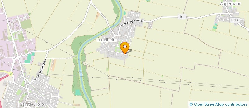 localisation de l'entreprise LA FERME DU BON ENDROIT  LOGELHEIM