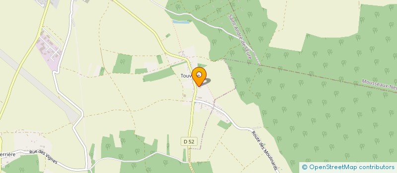 localisation de l'entreprise LA FERME DU BON'EURE - FERME D'ANIMATION REFUGE - LFDBE  SAINT-ANDRE-DE-L'EURE