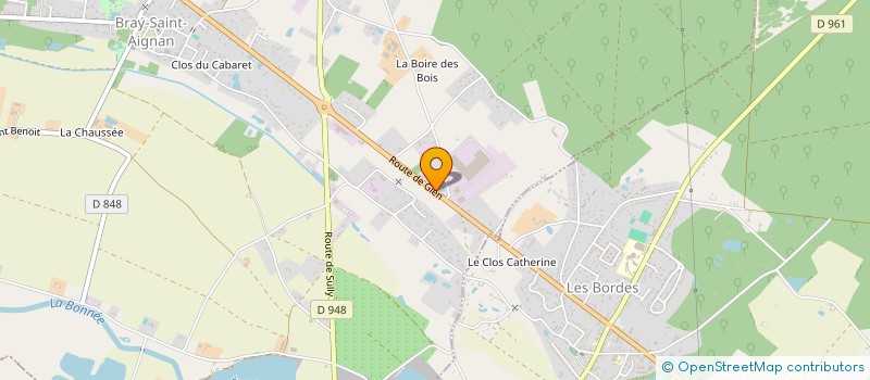 localisation de l'entreprise LA FERME DU BONHEUR à BRAY-SAINT-AIGNAN
