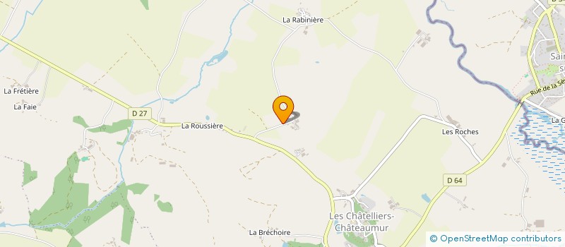 localisation de l'entreprise LA FERME DU BONHEUR 85 à SEVREMONT