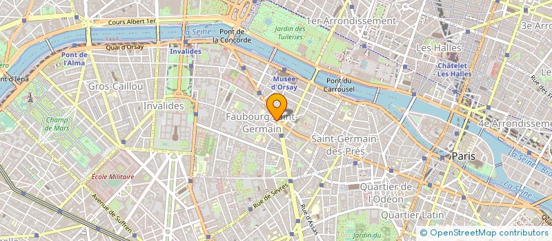 localisation de l'entreprise LA FERME DU BOURNAT à PARIS