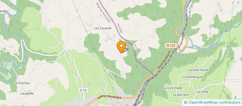 localisation de l'entreprise LA FERME DU CAYLA  LINAC