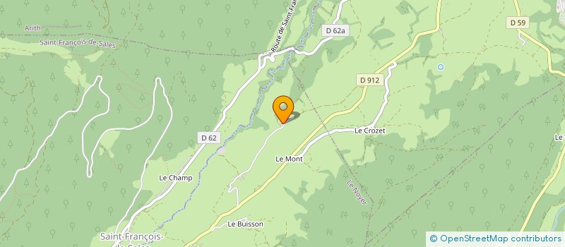 localisation de l'entreprise LA FERME DU CHENE à LE NOYER