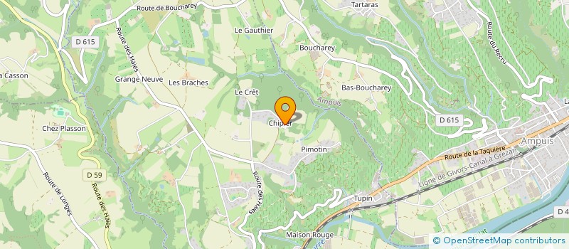 localisation de l'entreprise LA FERME DU CHIPIER à TUPIN-ET-SEMONS