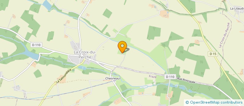 localisation de l'entreprise LA FERME DU COUDRAY à LA CROIX-DU-PERCHE