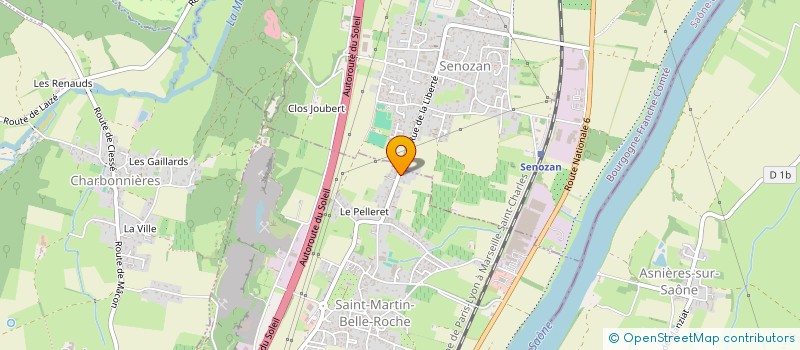 localisation de l'entreprise LA FERME DU DEVOIR  SAINT-MARTIN-BELLE-ROCHE