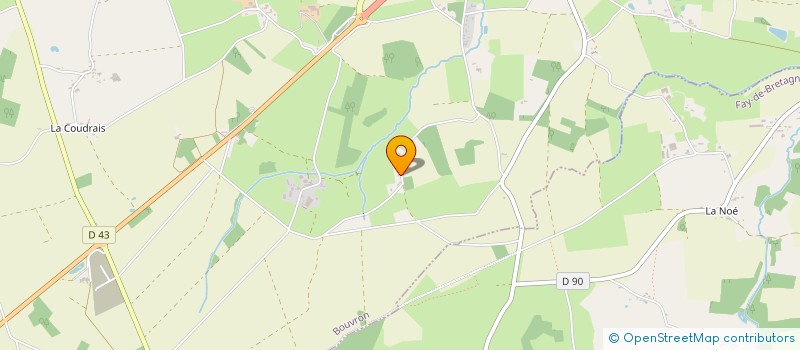 localisation de l'entreprise LA FERME DU DOUX à BOUVRON