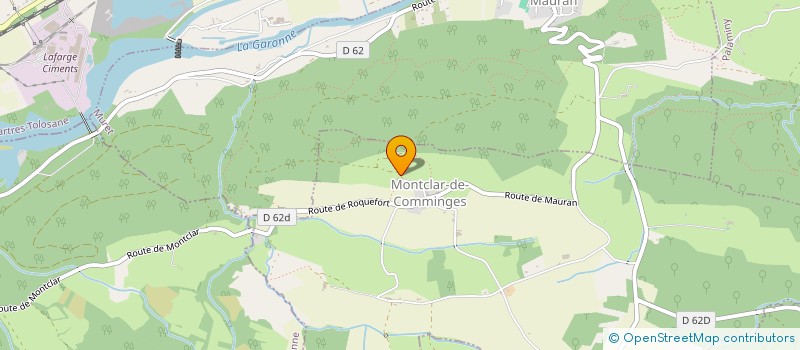 localisation de l'entreprise LA FERME DU FEUILLET  MONTCLAR DE COMMINGES