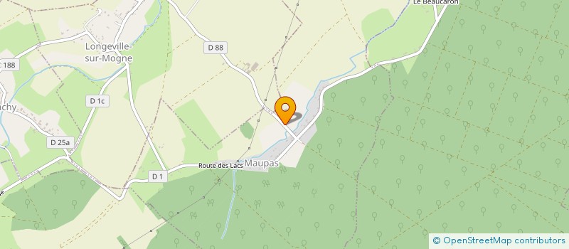 localisation de l'entreprise LA FERME DU GRAND MAUPAS  MAUPAS