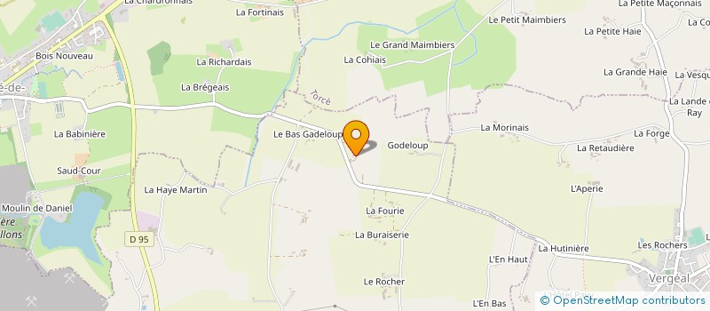 localisation de l'entreprise LA FERME DU GRAND PATIS  BAIS