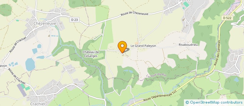 localisation de l'entreprise LA FERME DU GRAND PRE  MAUBEC