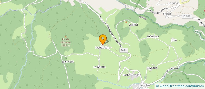 localisation de l'entreprise LA FERME DU GRAND PRE à ROCHE