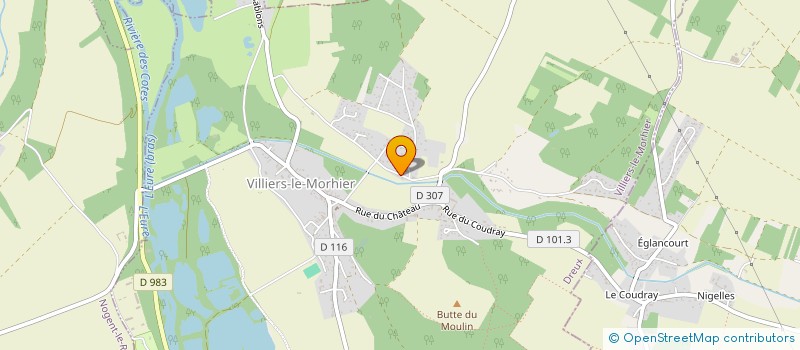 localisation de l'entreprise LA FERME DU HAUT BOURRAY à VILLIERS-LE-MORHIER