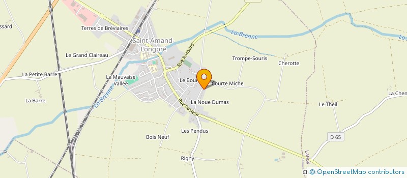 localisation de l'entreprise LA FERME DU HAUT BUISSON à SAINT-AMAND-LONGPRE