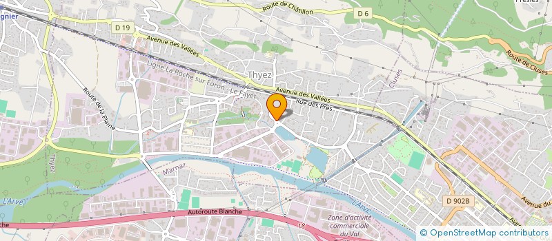 localisation de l'entreprise LA FERME DU LAC  THYEZ