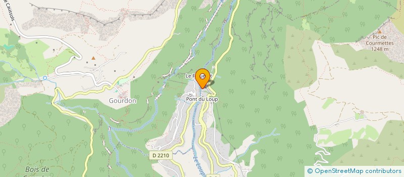 localisation de l'entreprise LA FERME DU LOUP à TOURRETTES-SUR-LOUP