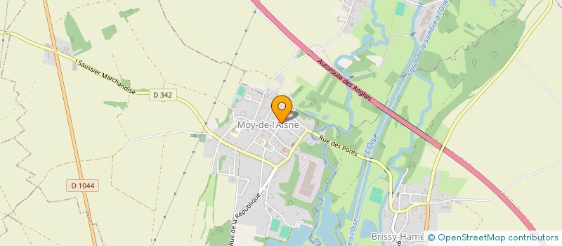 localisation de l'entreprise LA FERME DU MARAIS à MOY-DE-L'AISNE