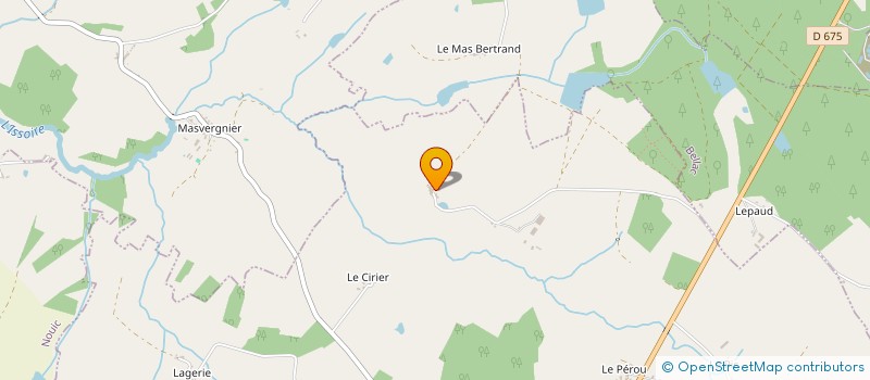 localisation de l'entreprise LA FERME DU MAS DU BOST à BLOND