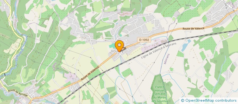 localisation de l'entreprise LA FERME DU MAY  VOUREY