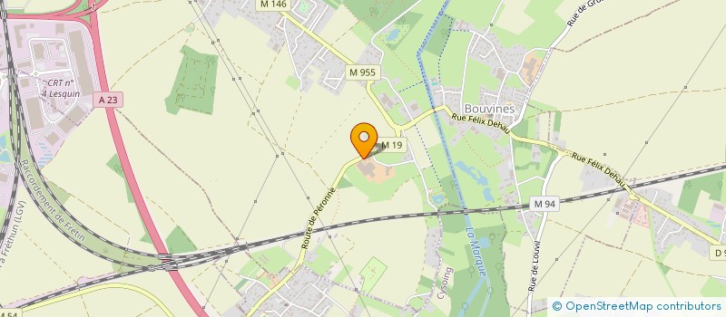 localisation de l'entreprise LA FERME DU MELANTOIS  SAINGHIN-EN-MELANTOIS