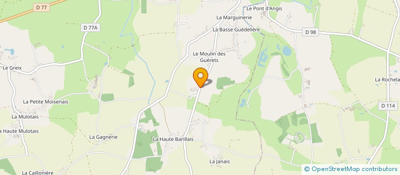 localisation de l'entreprise LA FERME DU MENHIR  CORSEPT