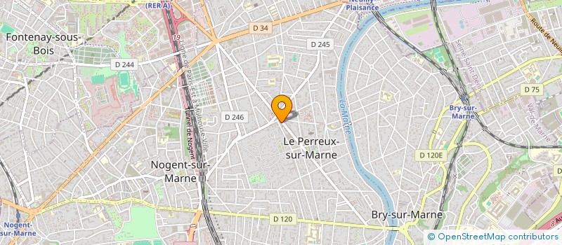 localisation de l'entreprise LA FERME DU PETIT CHARLES  LE PERREUX-SUR-MARNE