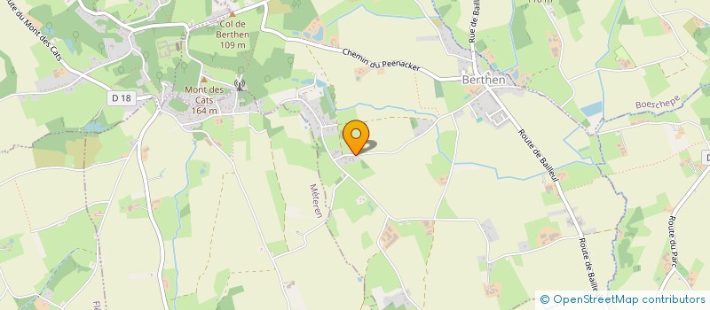 localisation de l'entreprise LA FERME DU PIEBROUCK à BERTHEN