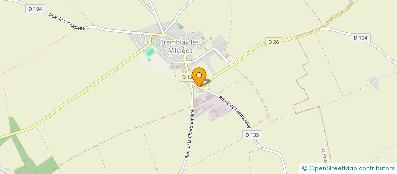 localisation de l'entreprise LA FERME DU PIZAY à TREMBLAY-LES-VILLAGES