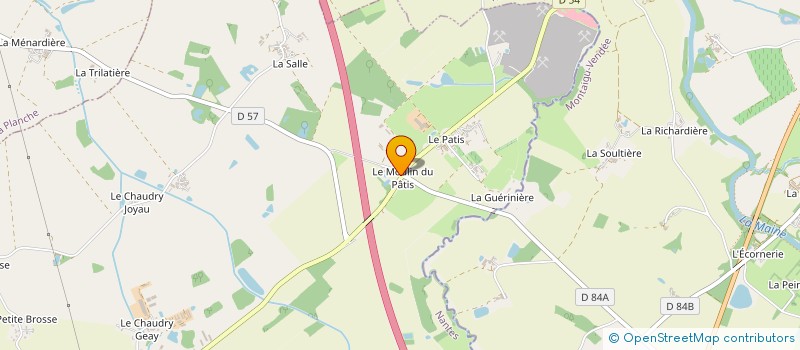 localisation de l'entreprise LA FERME DU PYROLET à VIEILLEVIGNE