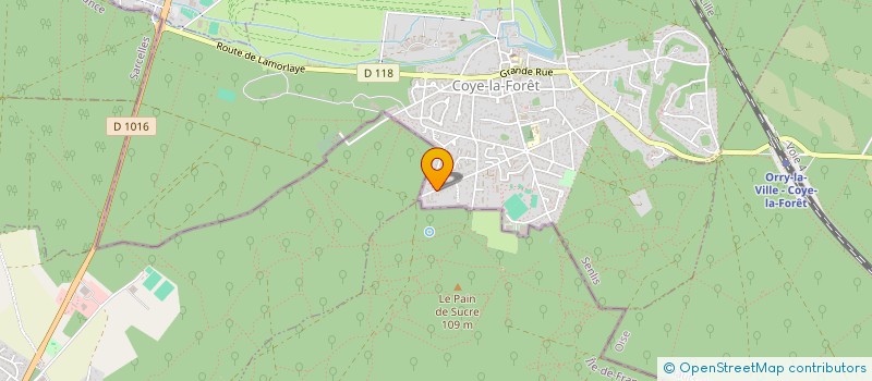 localisation de l'entreprise LA FERME DU QUARTIER  COYE-LA-FORET