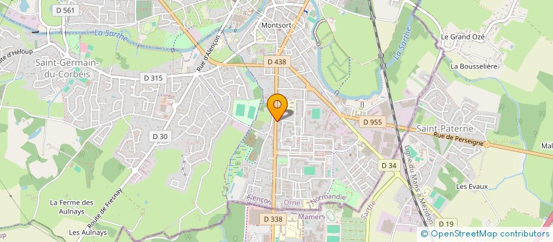 localisation de l'entreprise LA FERME DU QUARTIER à ALENCON
