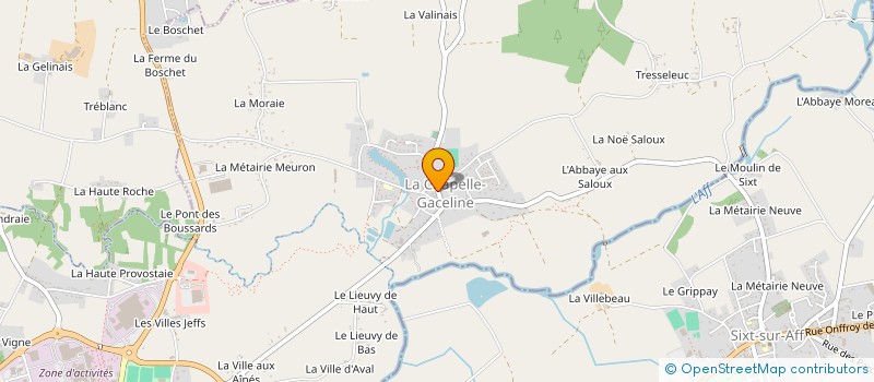 localisation de l'entreprise LA FERME DU RAHUN à LA GACILLY