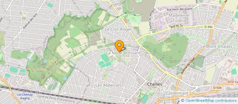 localisation de l'entreprise LA FERME DU RANDONNEUR à CHELLES