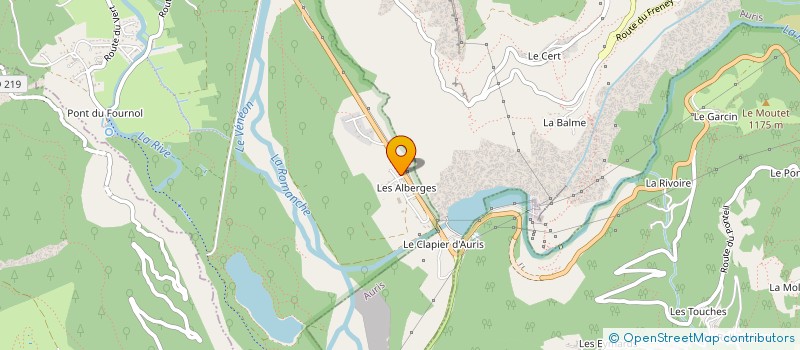 localisation de l'entreprise LA FERME DU ROCHAIL à LE BOURG D'OISANS