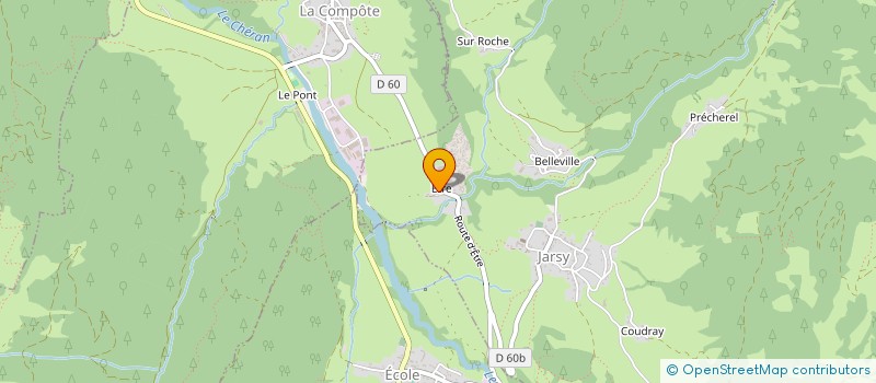 localisation de l'entreprise LA FERME DU ROCHER à JARSY