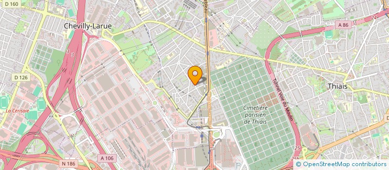 localisation de l'entreprise LA FERME DU SAUT DU LOUP  CHEVILLY-LARUE