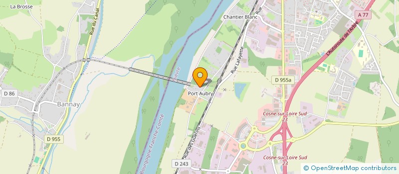 localisation de l'entreprise LA FERME DU SOLEIL ET DE LA LOIRE à COSNE-COURS-SUR-LOIRE