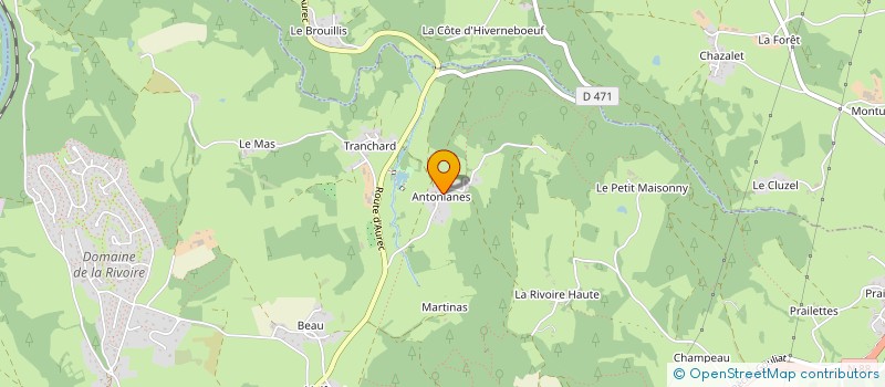 localisation de l'entreprise LA FERME DU SOMMET  MONISTROL-SUR-LOIRE