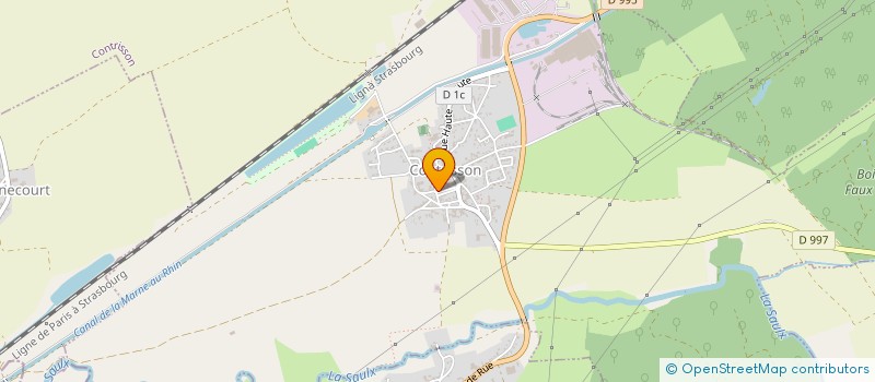 localisation de l'entreprise LA FERME DU TACOT à CONTRISSON