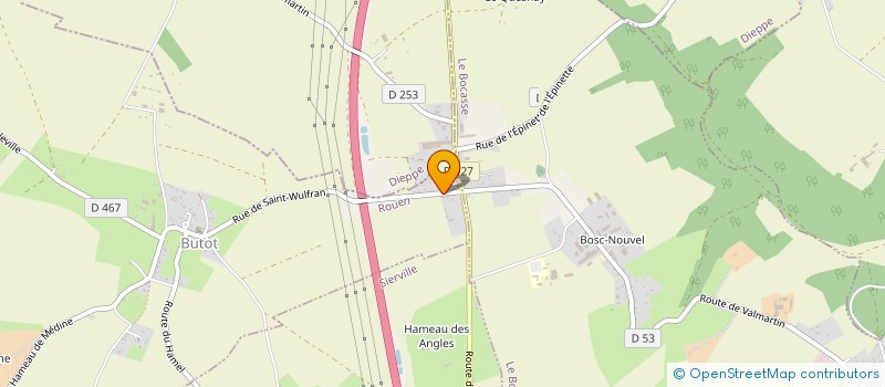 localisation de l'entreprise LA FERME DU VAL à BIVILLE-LA-BAIGNARDE