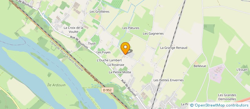 localisation de l'entreprise LA FERME DU VAL  SAUMUR