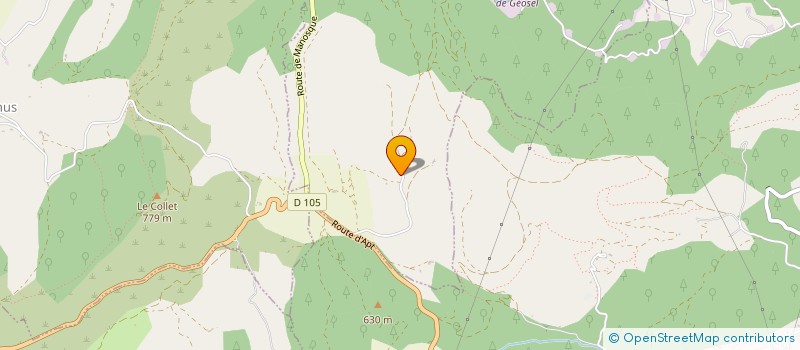 localisation de l'entreprise LA FERME DU VENTOUX à SAINT-MARTIN-LES-EAUX