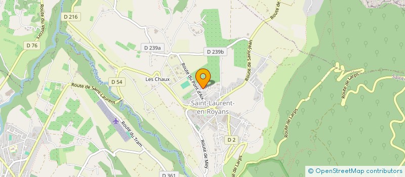 localisation de l'entreprise LA FERME DU VERCORS  ECHEVIS