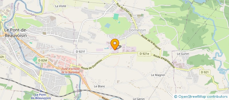 localisation de l'entreprise LA FERME DU VINCENT  DOMESSIN