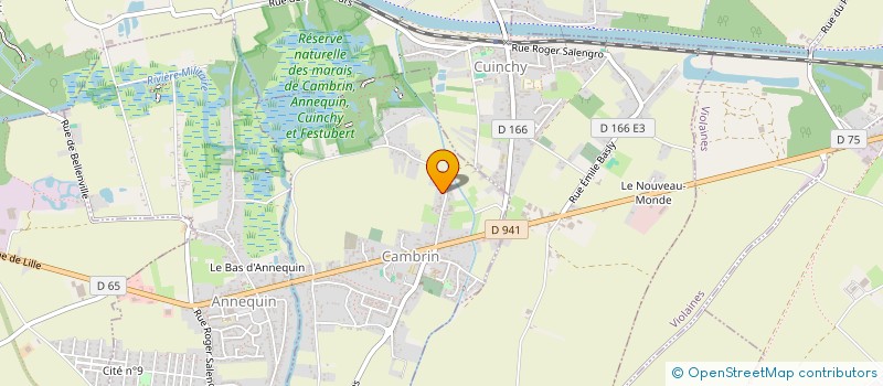 localisation de l'entreprise LA FERME DUBOIS  CAMBRIN