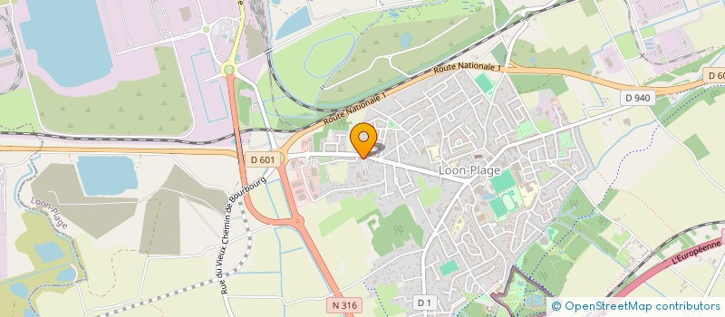 localisation de l'entreprise LA FERME DURIEUX  LOON-PLAGE