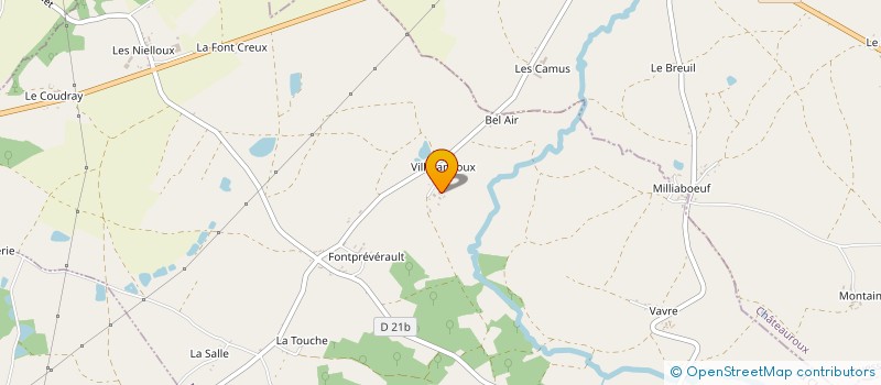 localisation de l'entreprise LA FERME EN CHAMPS T à MAILLET